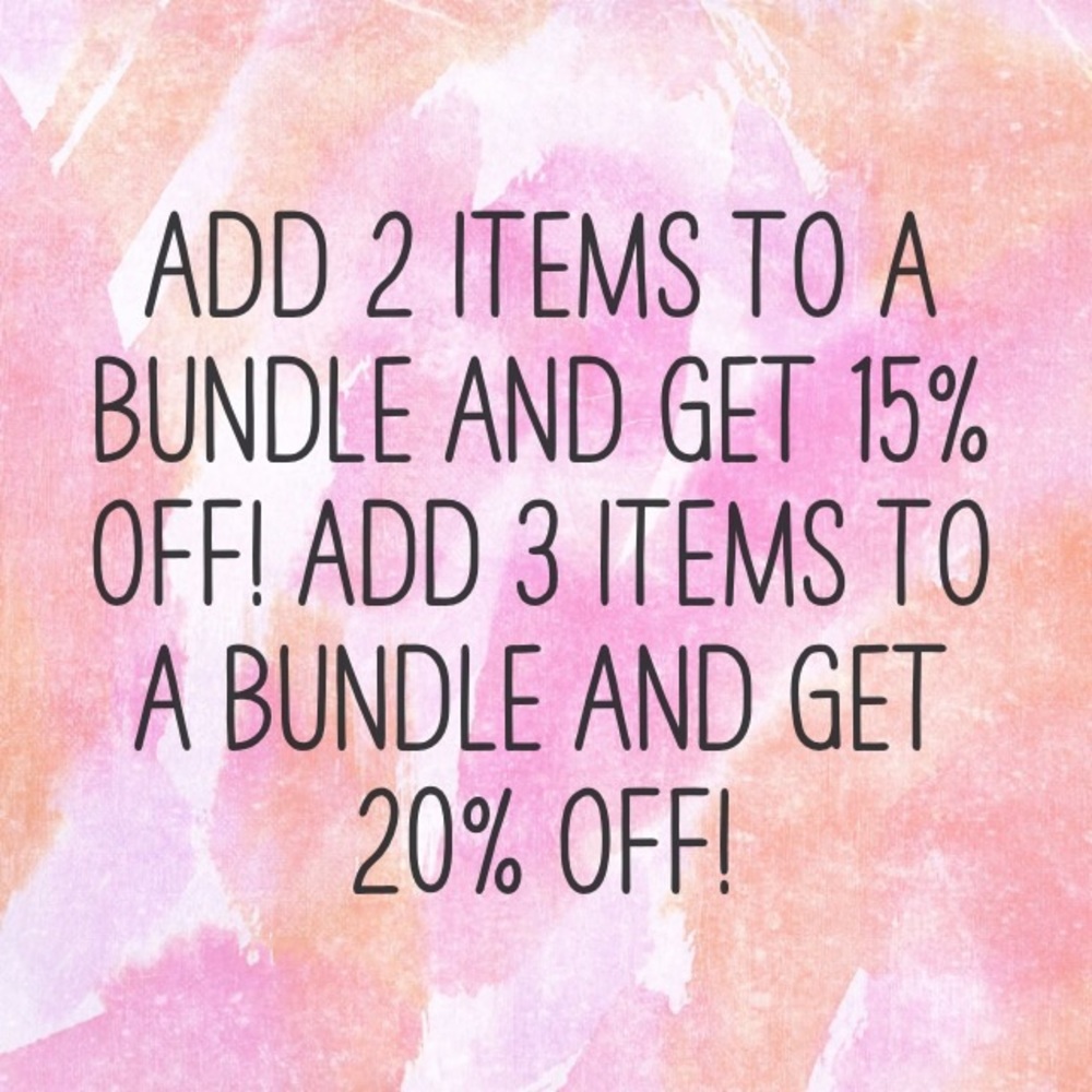 BUNDLE SAVINGS!